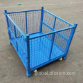 Folding Iron Box Warehouse Storage Wire Mesh Container Supplier